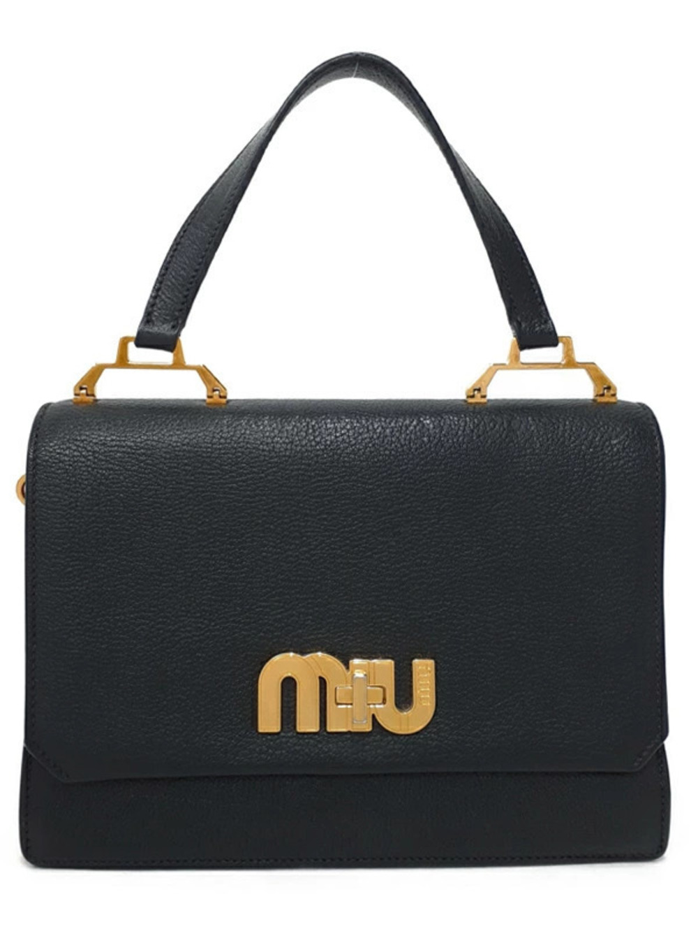 Miu Miu Madras Leather Handbag